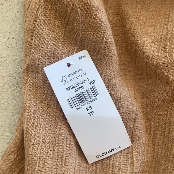 Puff-Sleeve Cutout Tie-Back Swing Blouse - Picture 5 of 5